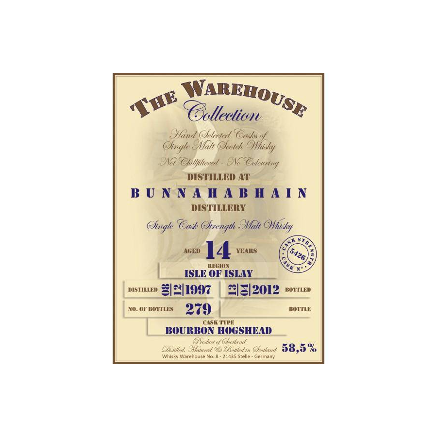 Bunnahabhain 1997 14 Years Single Malt Whisky
