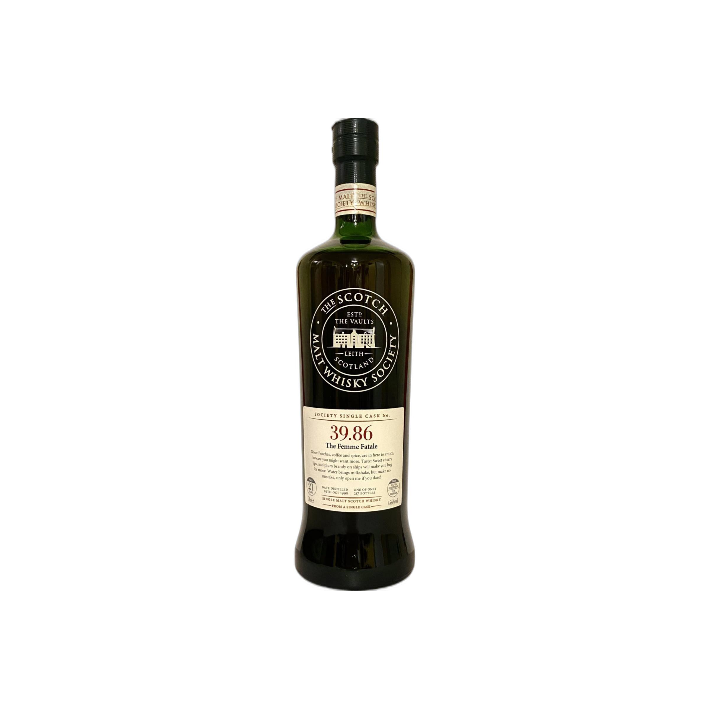The Scotch Malt Whisky Society 1990 21 Years Single Malt Whisky