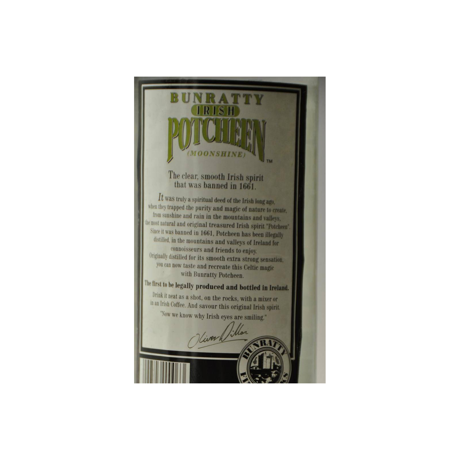 Bunratty Irish Potcheen 2