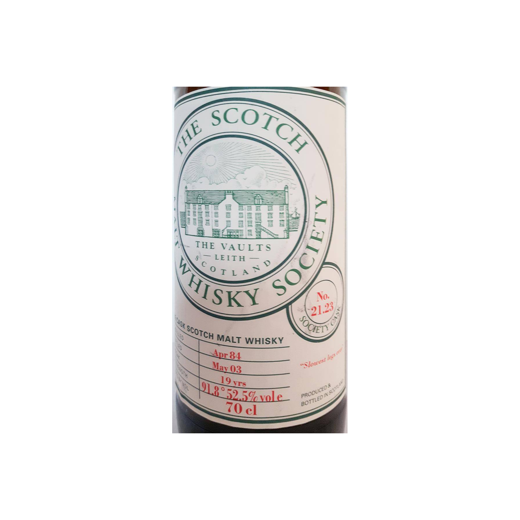 The Scotch Malt Whisky Society 1984 19 Years Single Malt Whisky 2