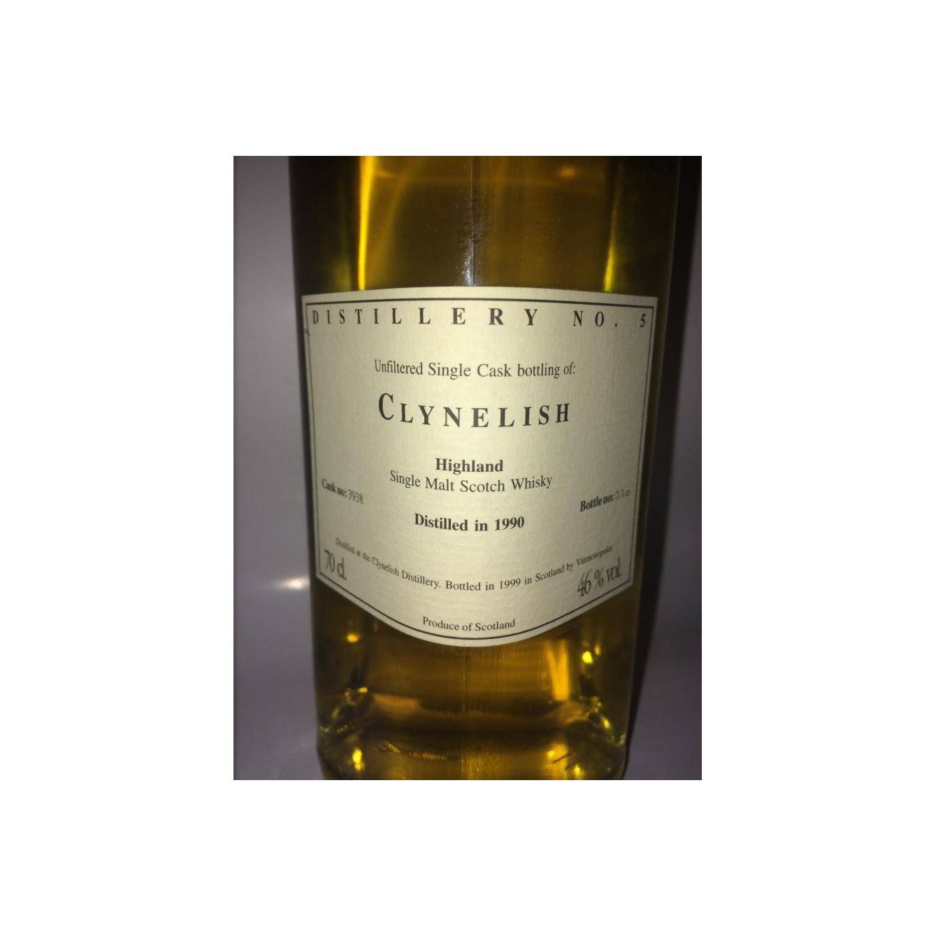 Clynelish 1990 9 Years Single Malt Whisky