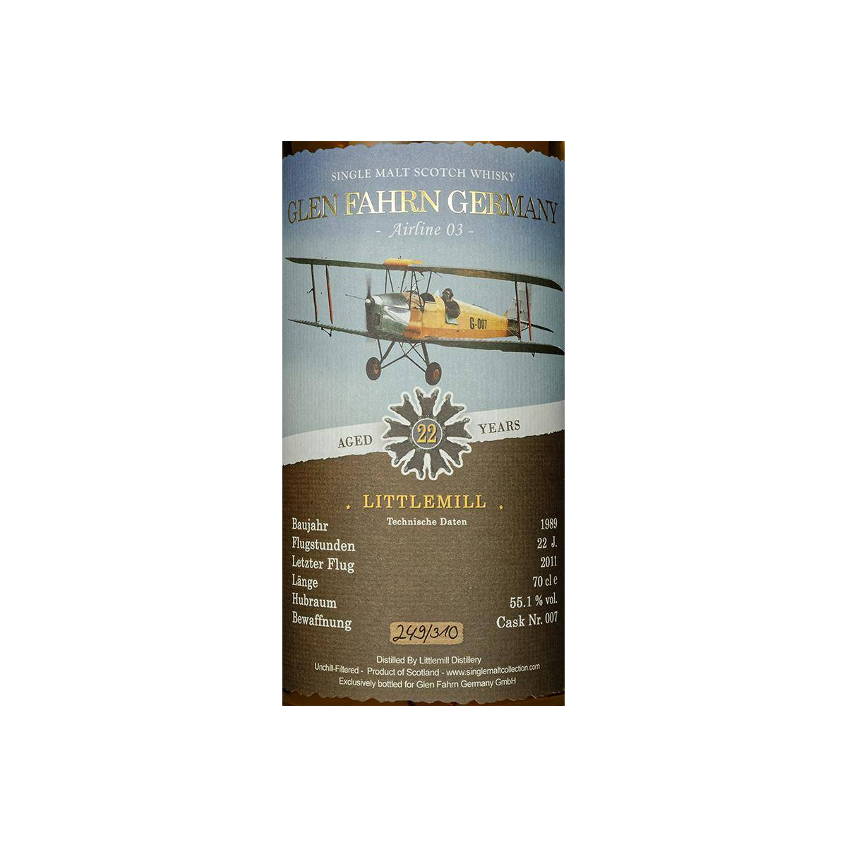 Littlemill 1989 22 Years Single Malt Whisky 2