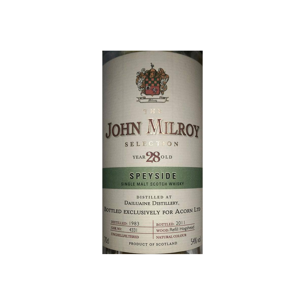 Dailuaine 1983 28 Years Single Malt Whisky