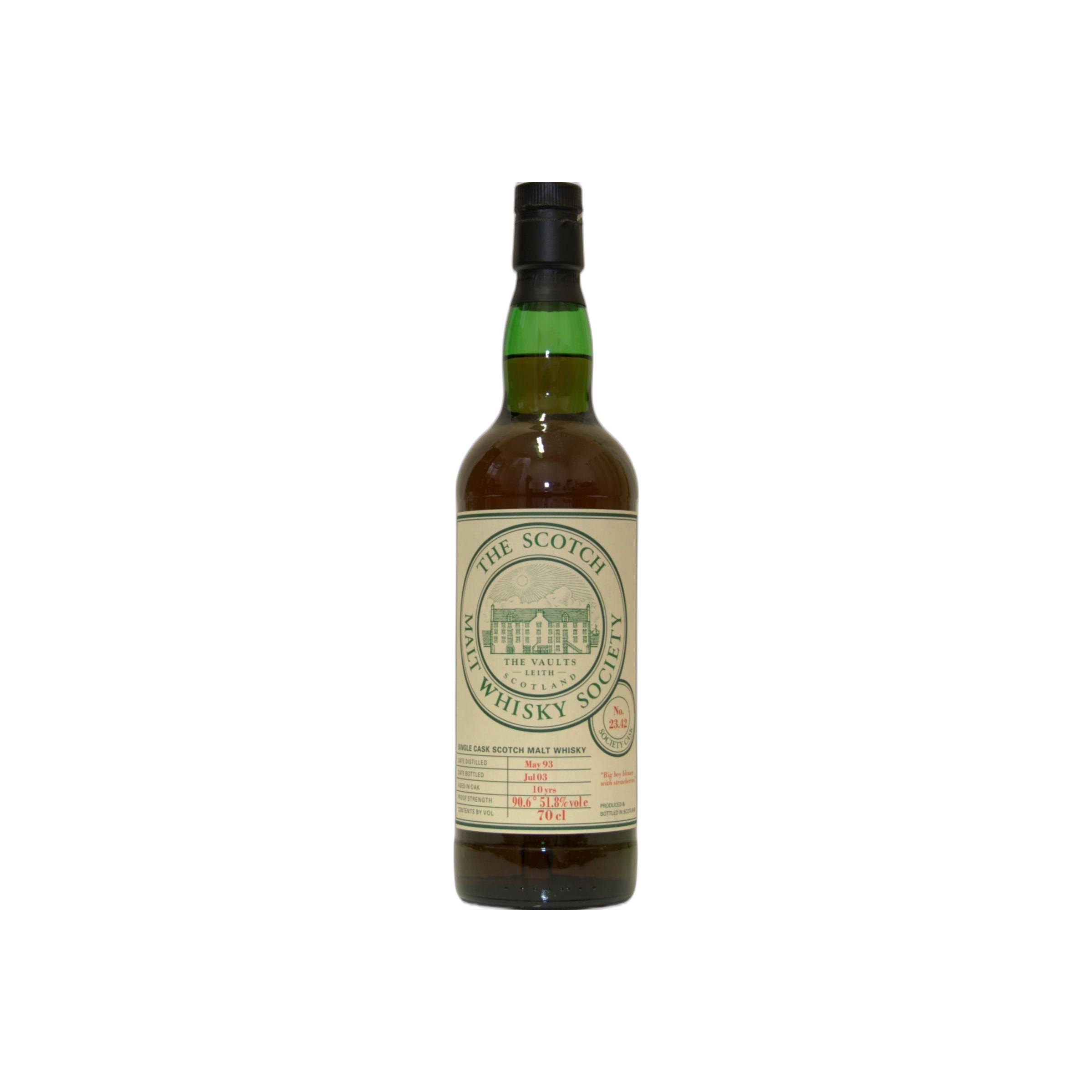 The Scotch Malt Whisky Society 1993 10 Years Single Malt Whisky