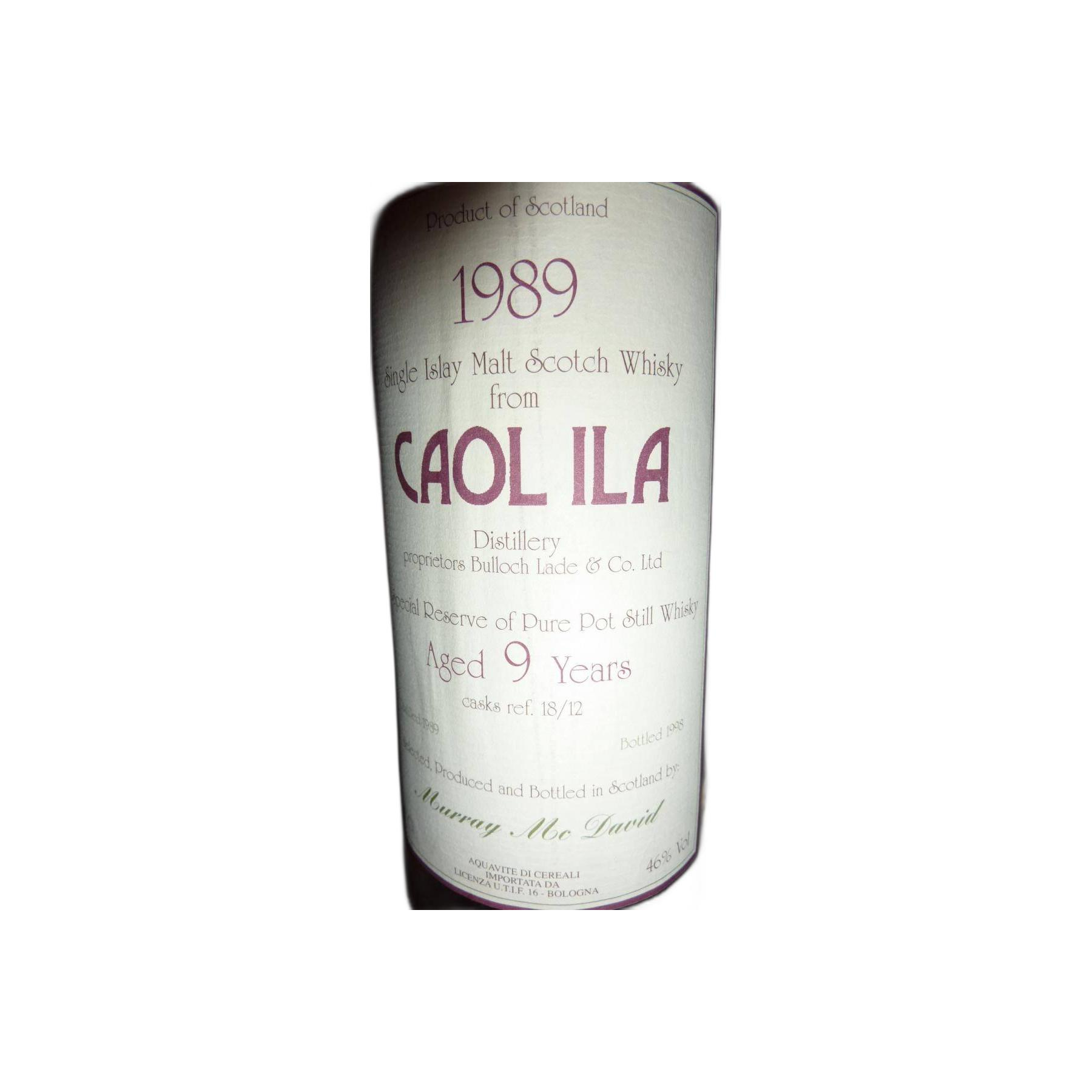 Caol Ila 1989 9 Years Single Malt Whisky