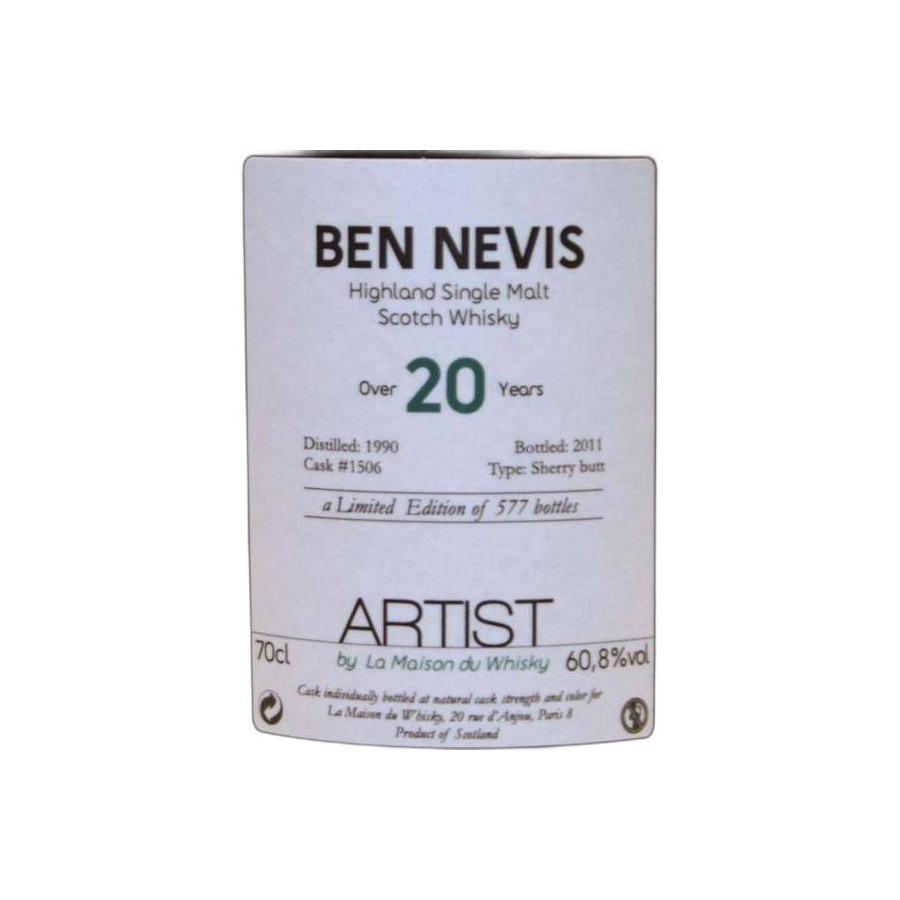 Ben Nevis 1990 20 Years Single Malt Whisky 2