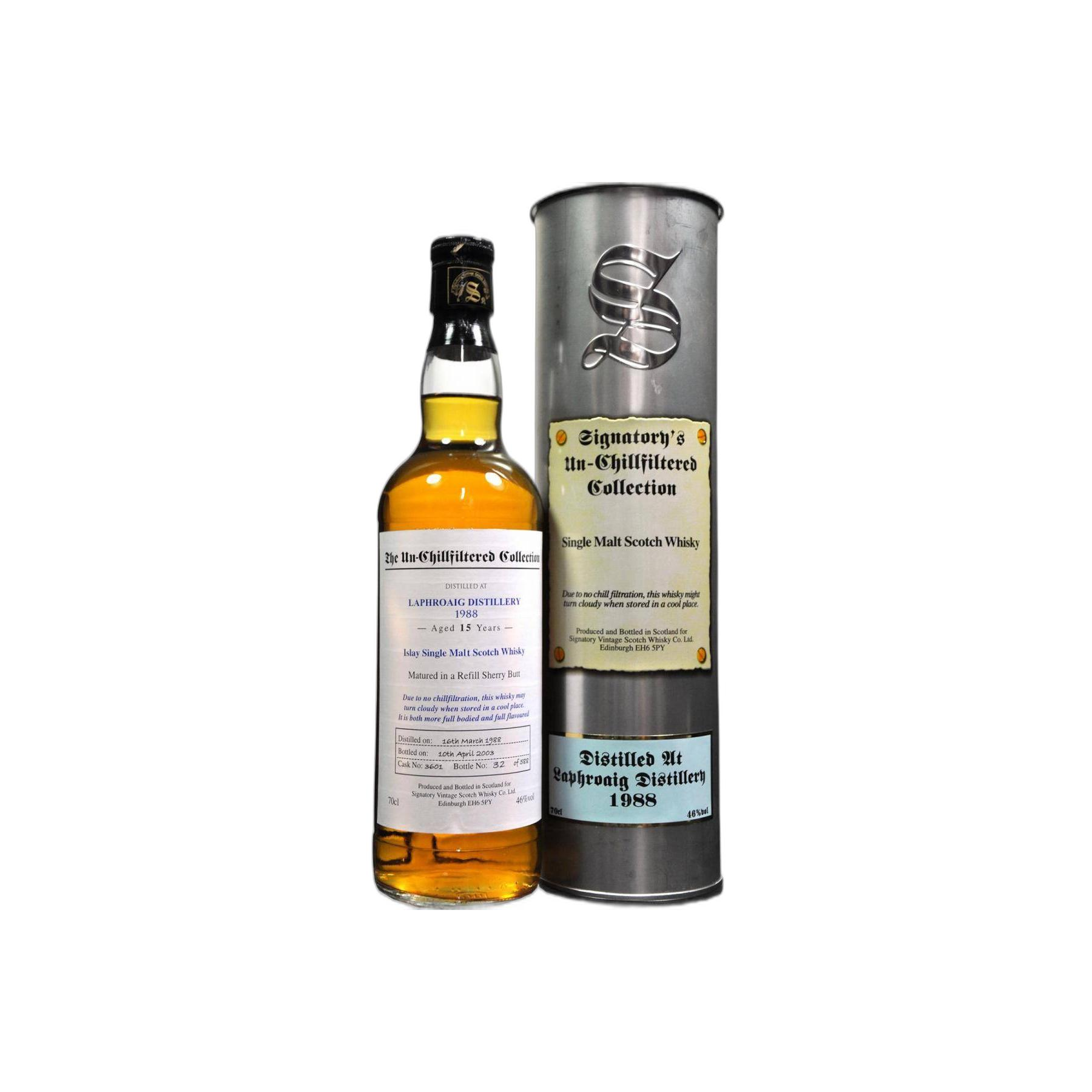 Laphroaig The Un-Chillfiltered Collection 1988 15 Years Single Malt Whisky 2