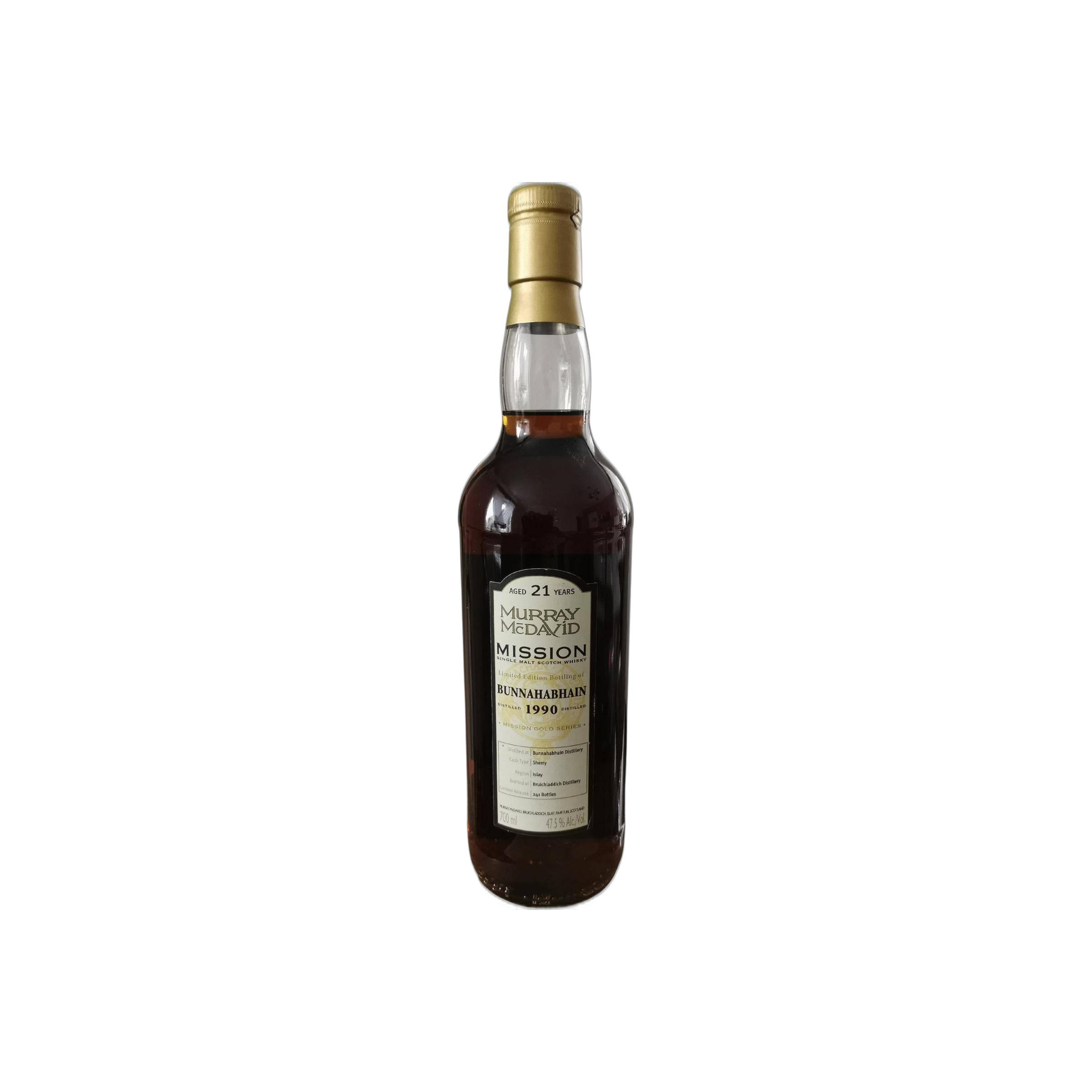 Bunnahabhain 1990 21 Years Single Malt Whisky