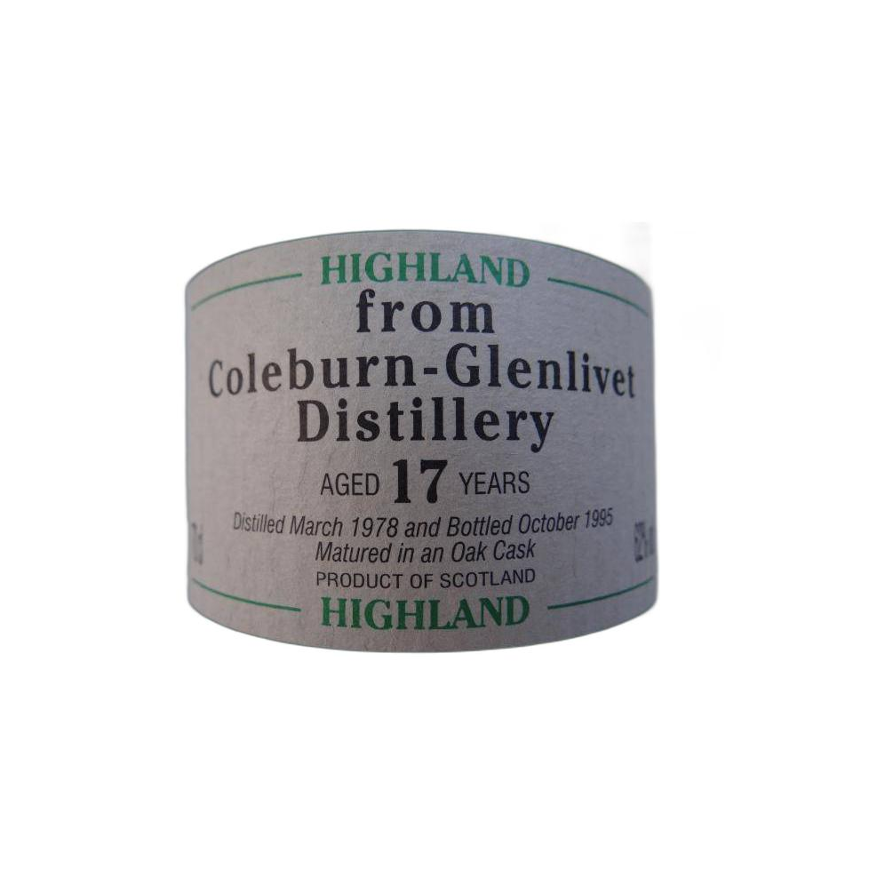 Coleburn Authentic Collection 1978 17 Years Single Malt Whisky 2
