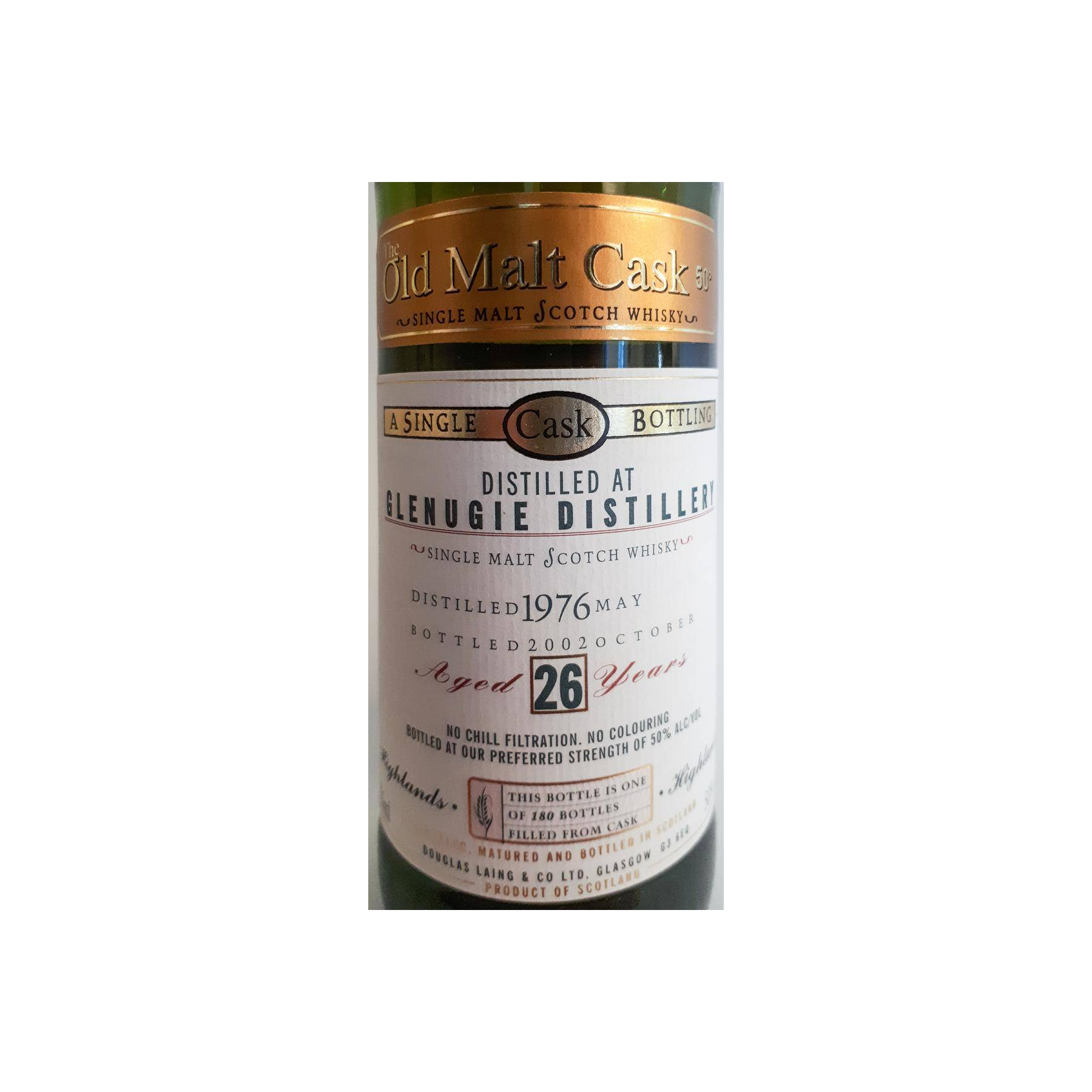 Glenugie Old Malt Cask 1976 26 Years Single Malt Whisky 2