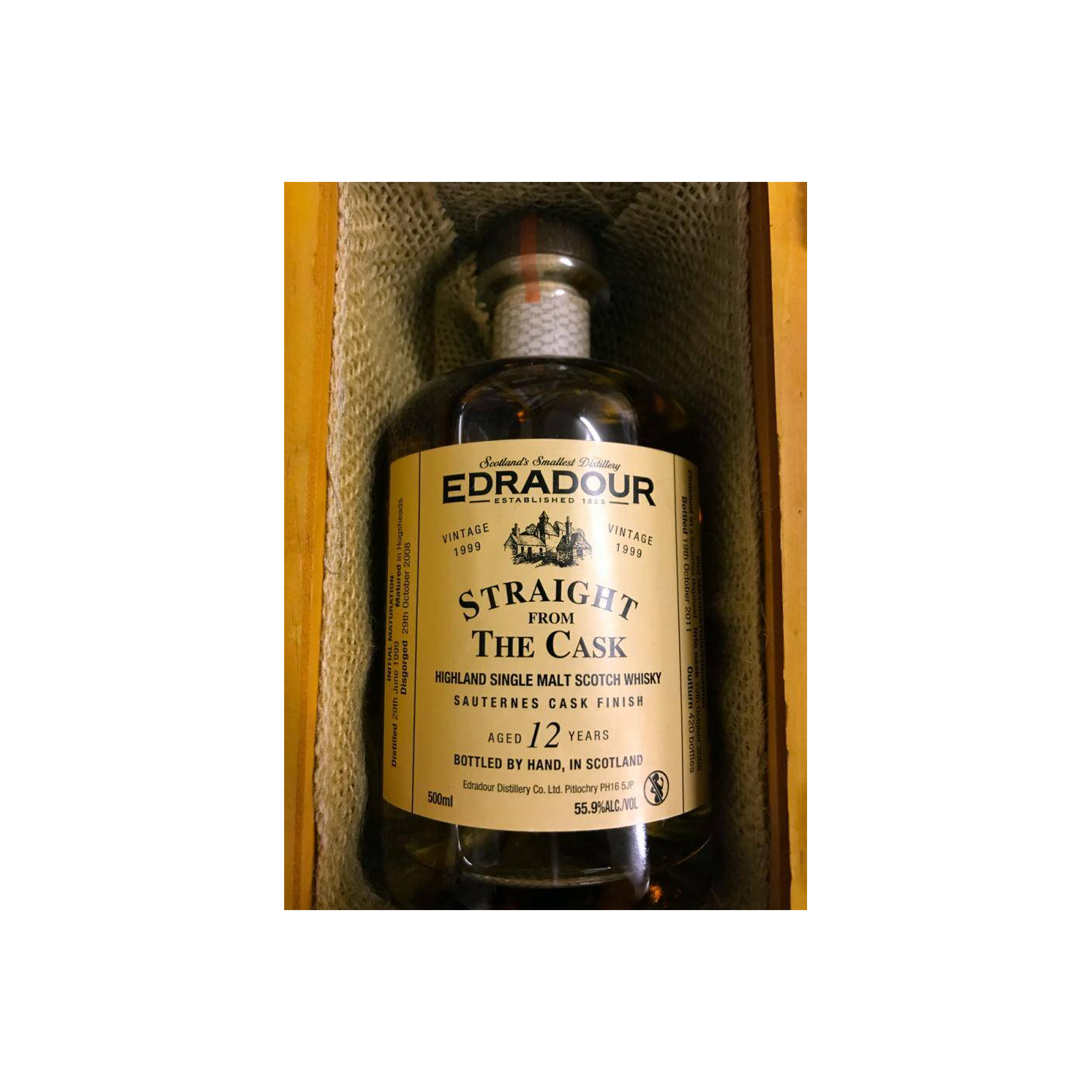Edradour 1999 12 Years Single Malt Whisky 2
