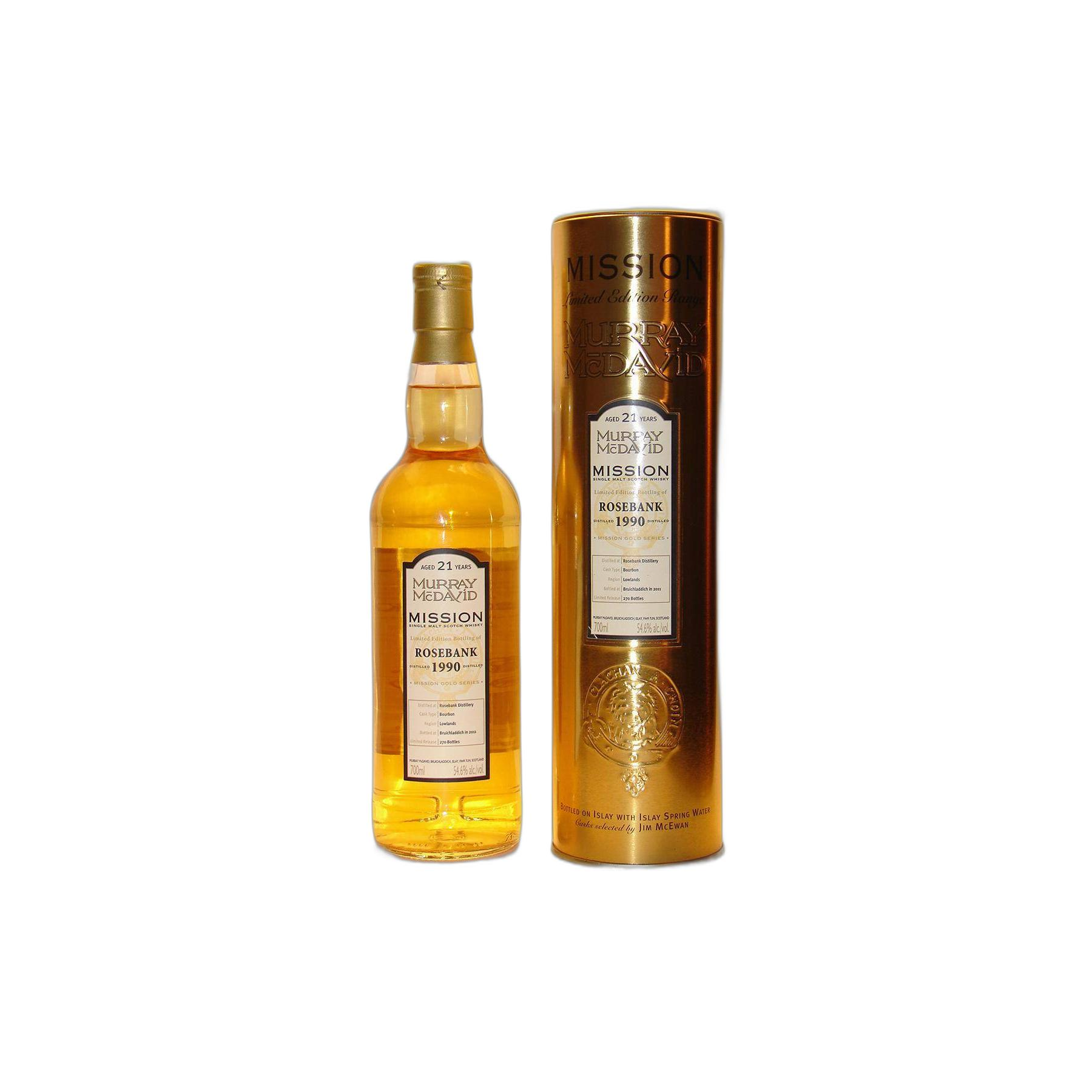Rosebank 1990 21 Years Single Malt Whisky 3