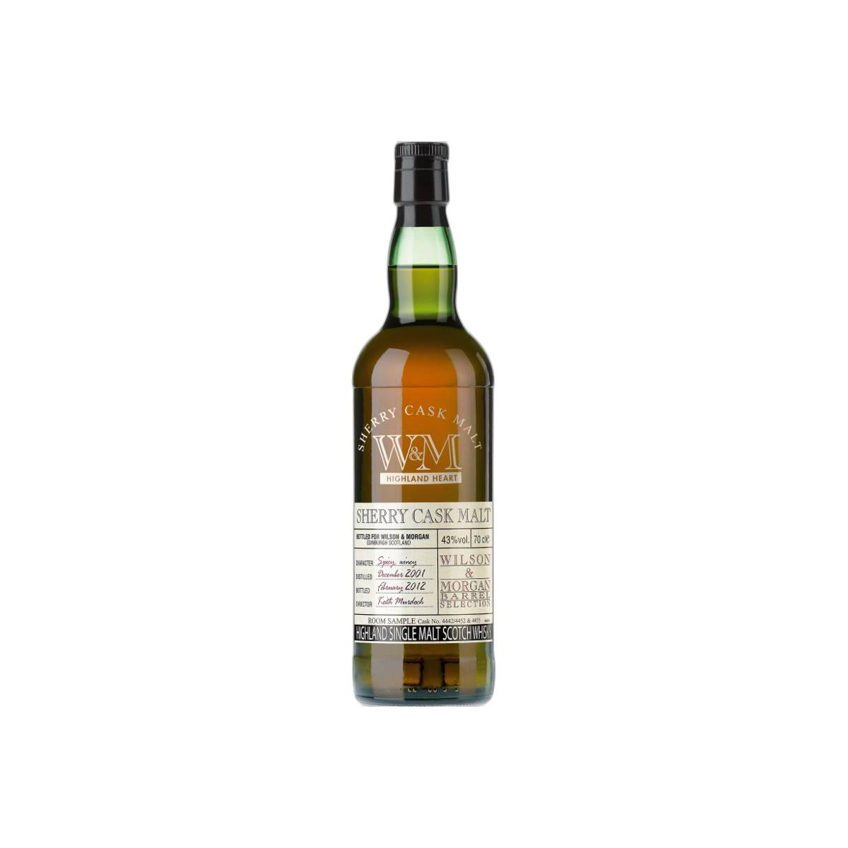 Wilson & Morgan 2001 10 Years Single Malt Whisky