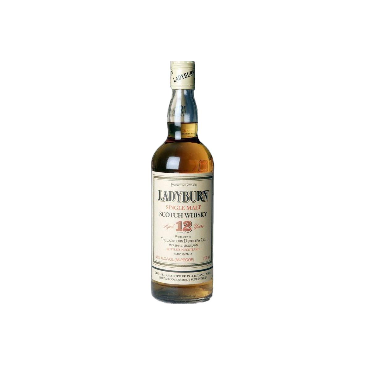 Ladyburn 12 Years Single Malt Whisky