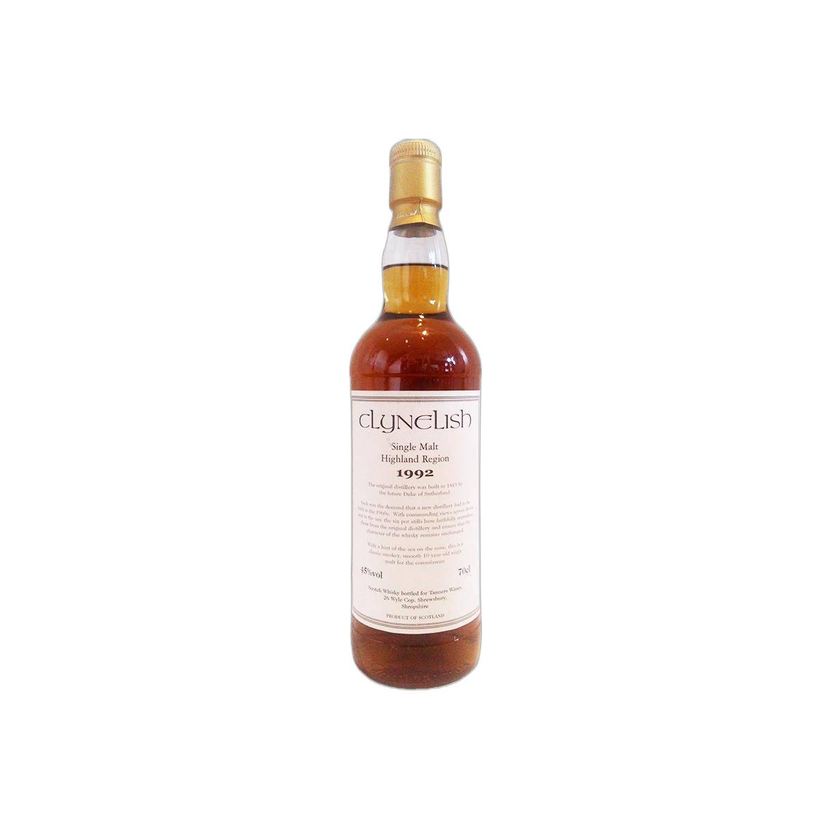 Clynelish 1992 10 Years Single Malt Whisky