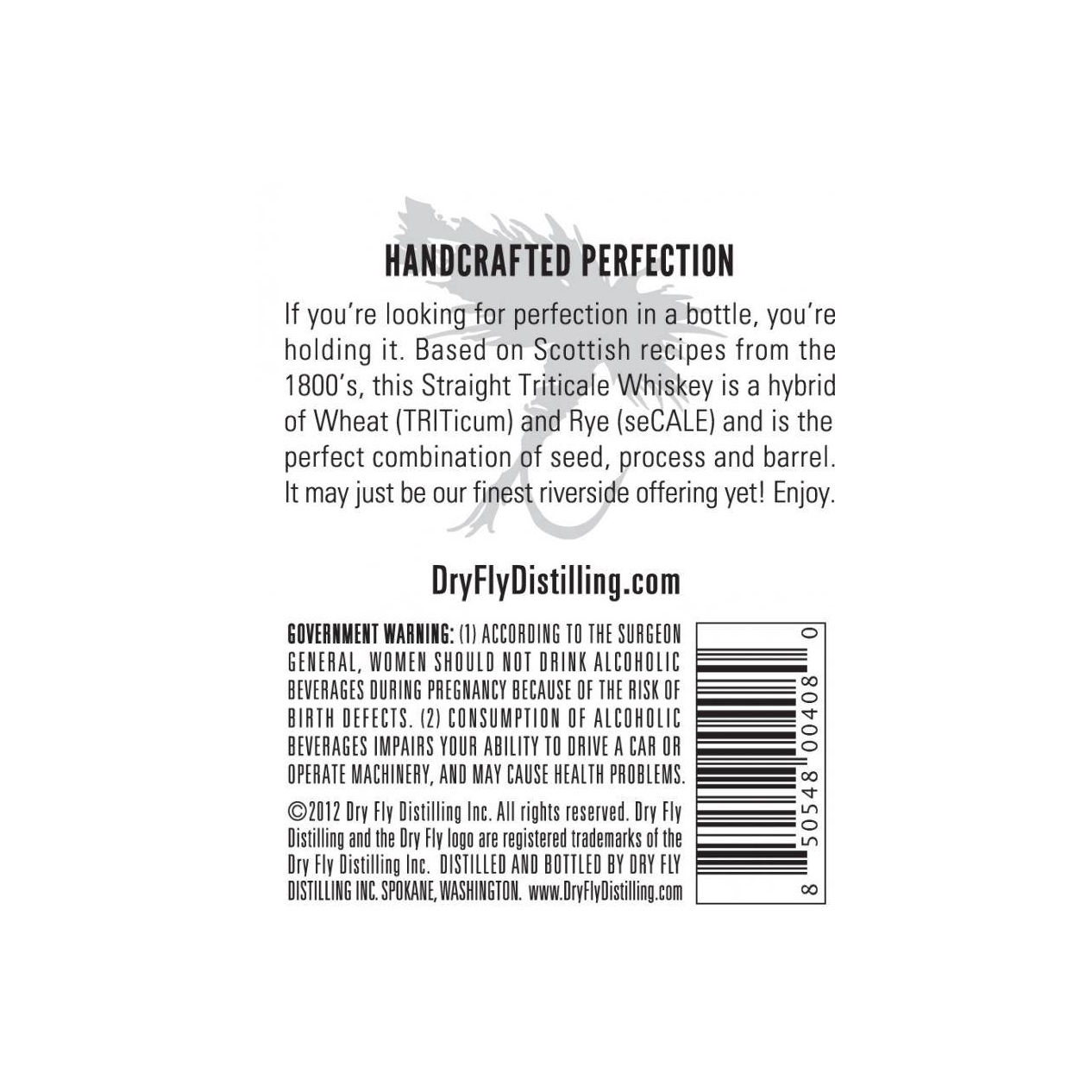 Dry Fly Straight Triticale Whiskey 2