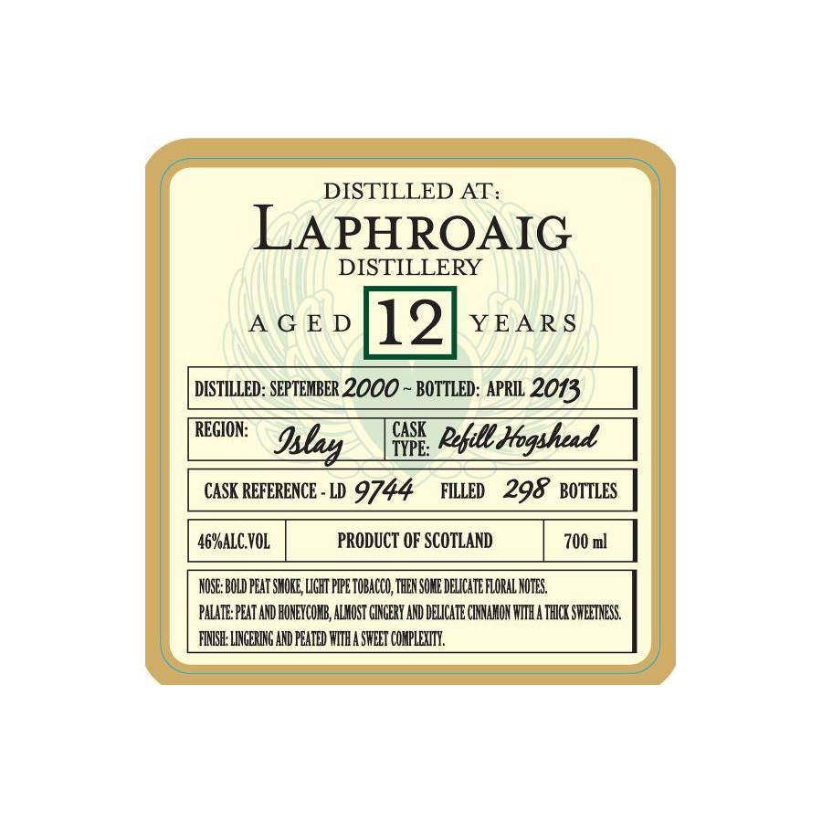Laphroaig 2000 12 Years Single Malt Whisky