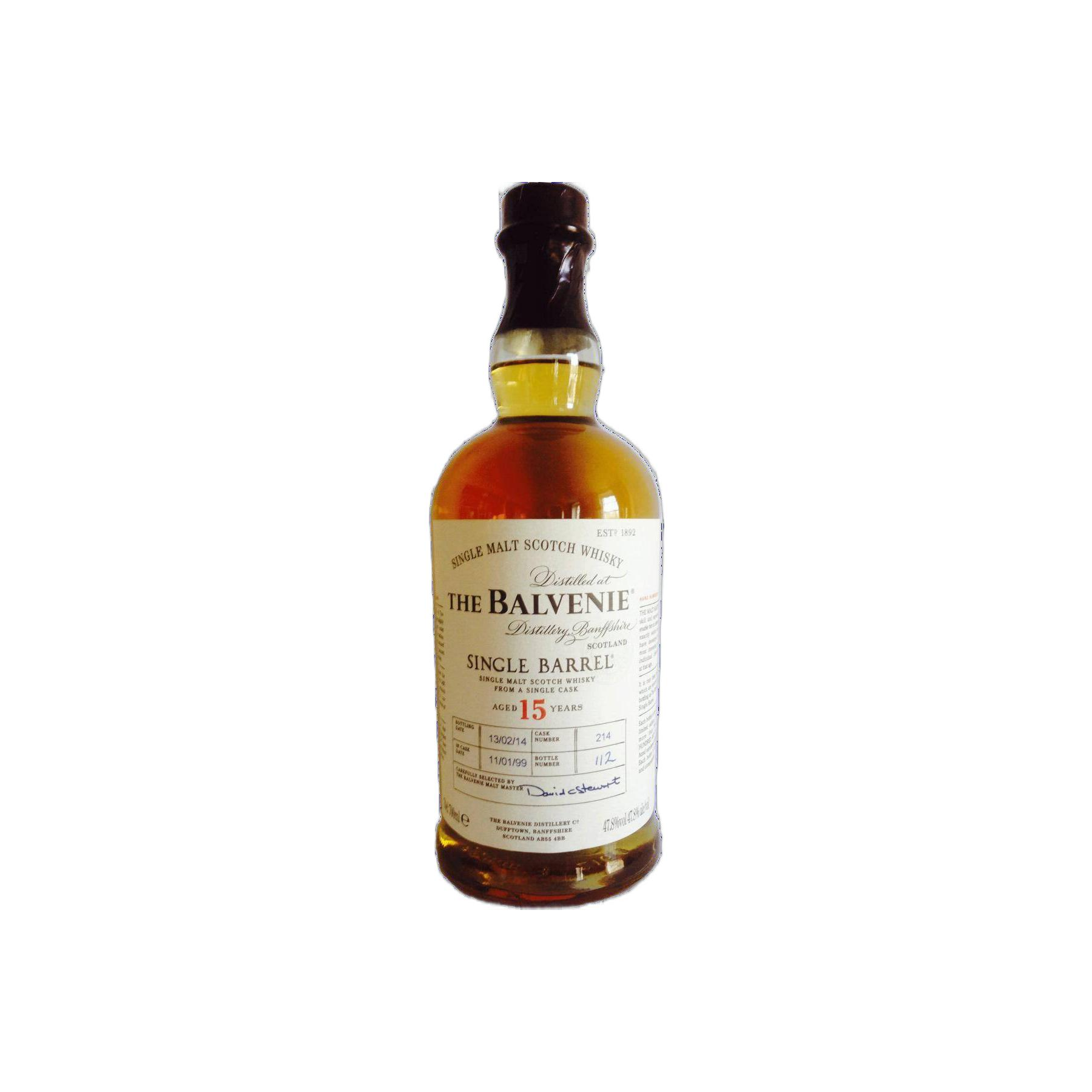 The Balvenie Single Cask 1999 15 Years Single Malt Whisky