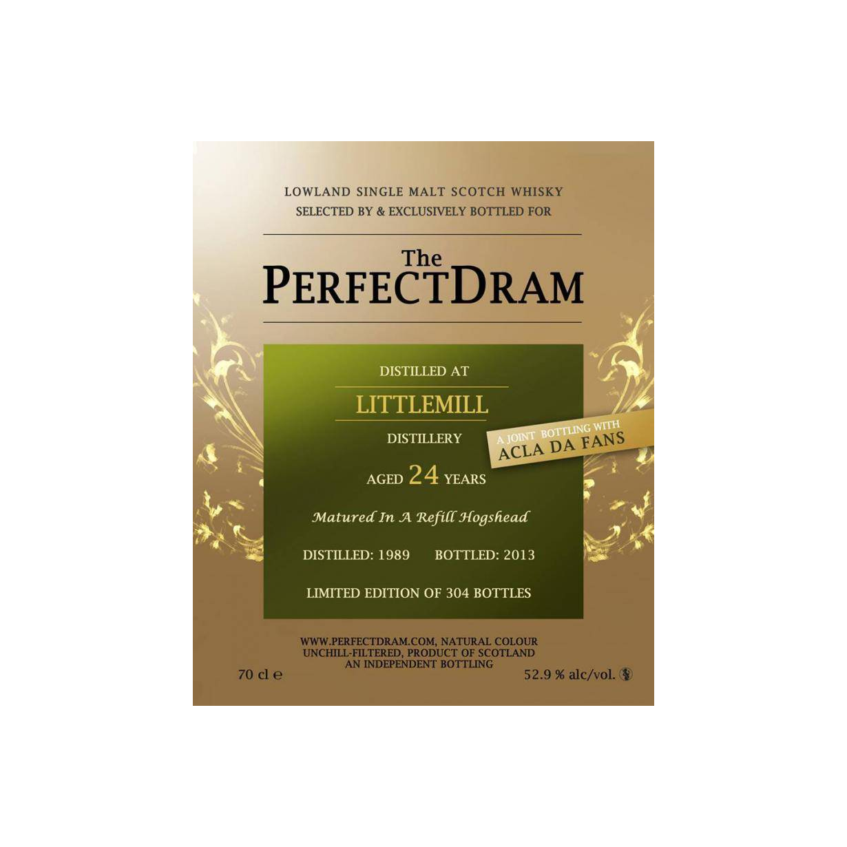 Littlemill 1989 24 Years Single Malt Whisky 3