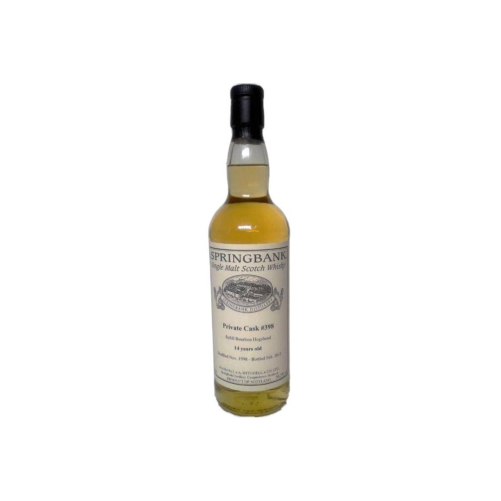 Springbank Private Cask 1998 14 Years Single Malt Whisky