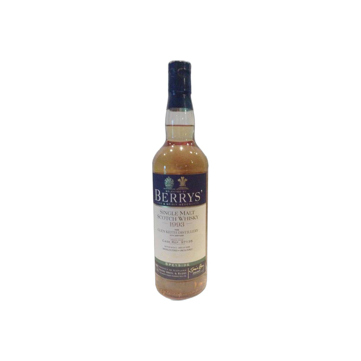 Glen Keith 1993 20 Years Single Malt Whisky