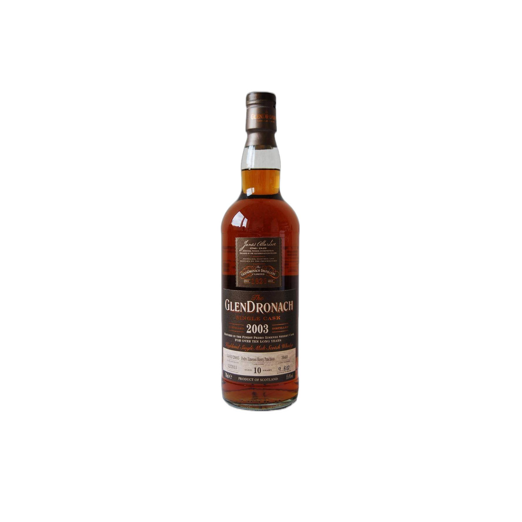 GlenDronach Single Cask 2003 10 Years Single Malt Whisky