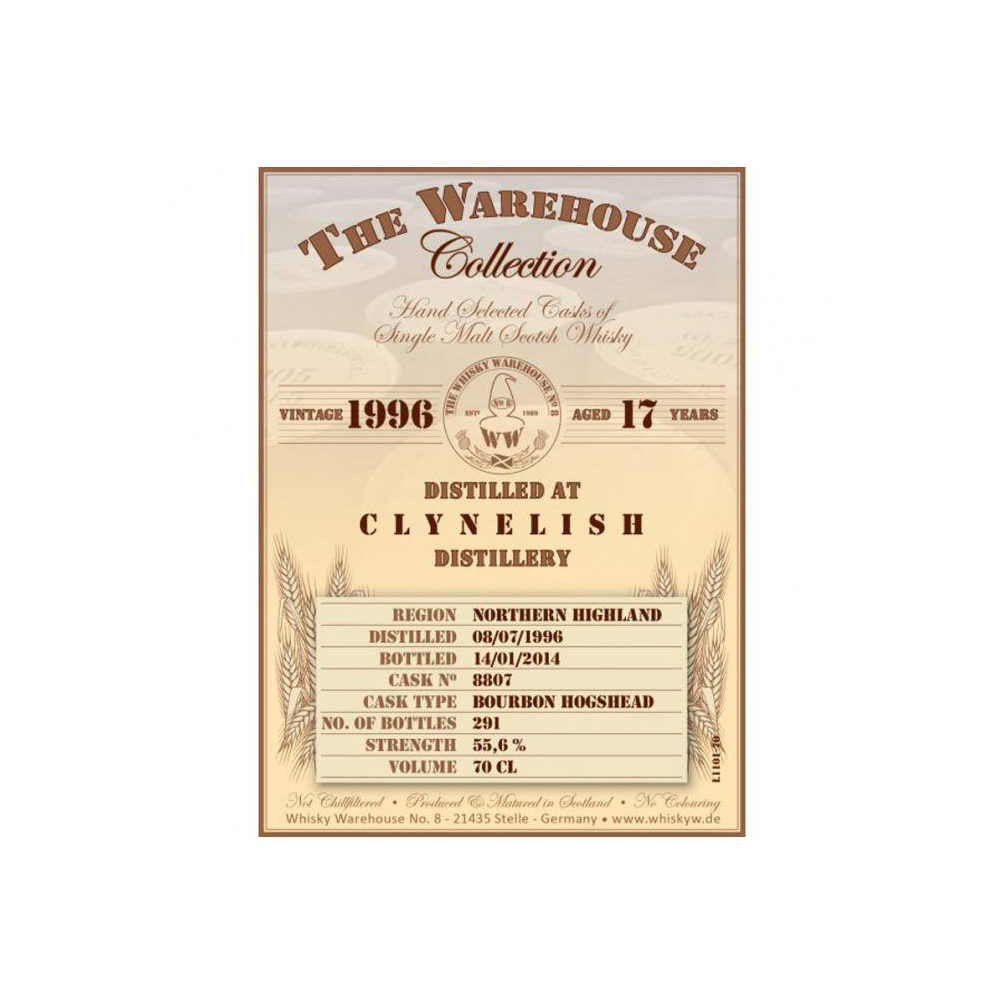 Clynelish 1996 17 Years Single Malt Whisky 3