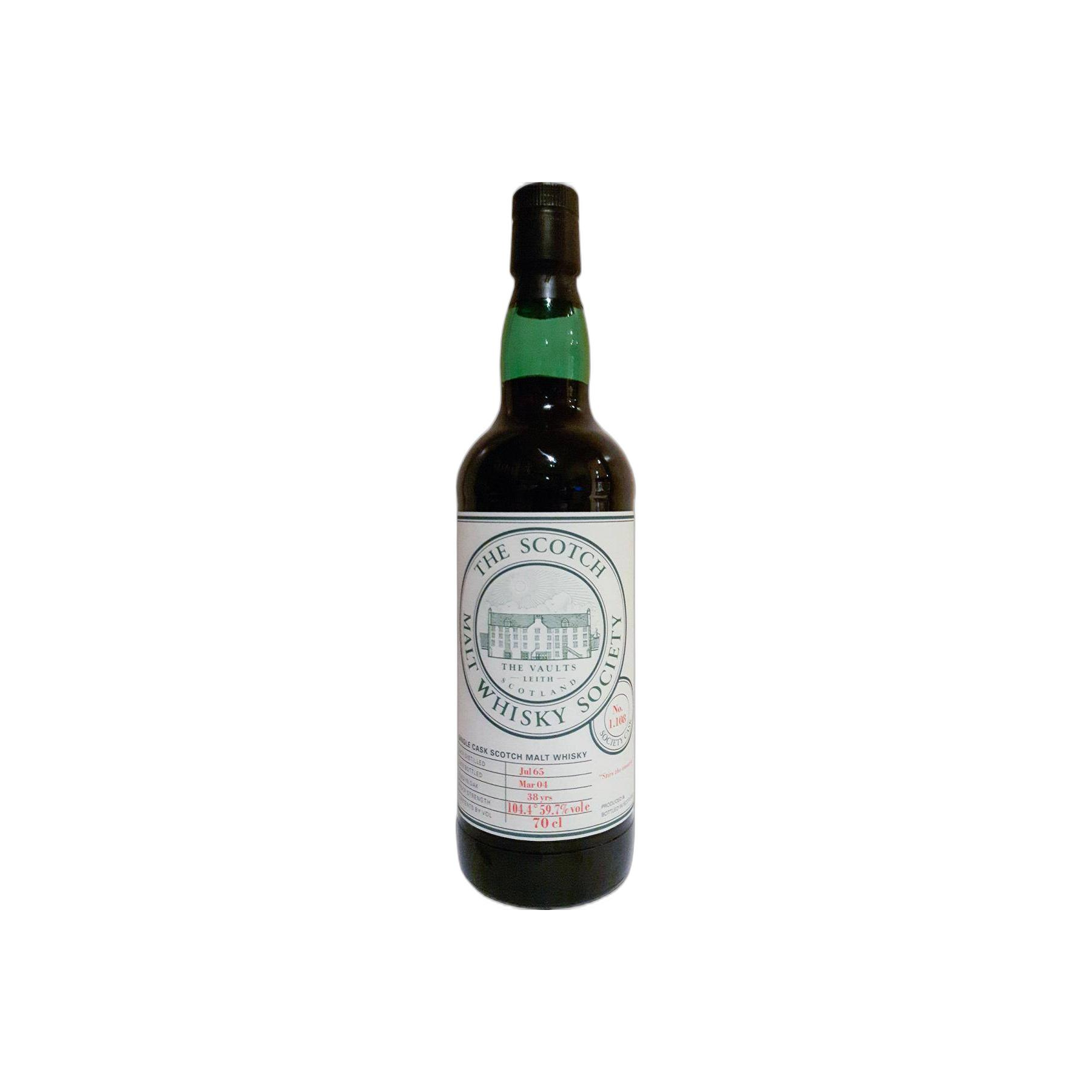 The Scotch Malt Whisky Society 1965 38 Years Single Malt Whisky