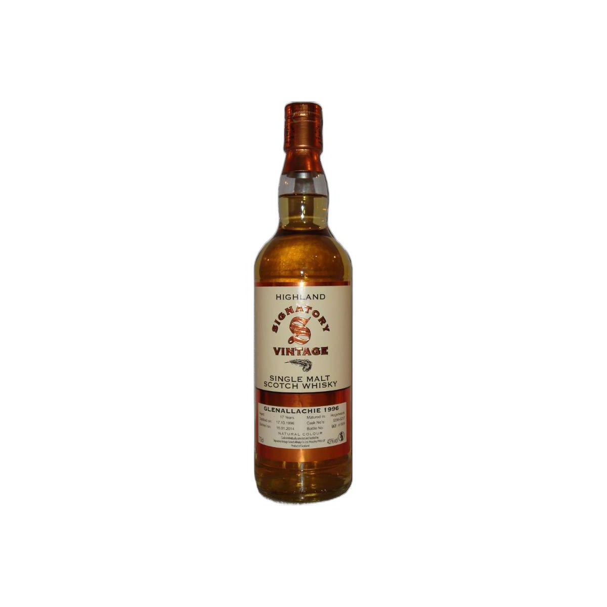 The GlenAllachie Vintage Collection 1996 17 Years Single Malt Whisky