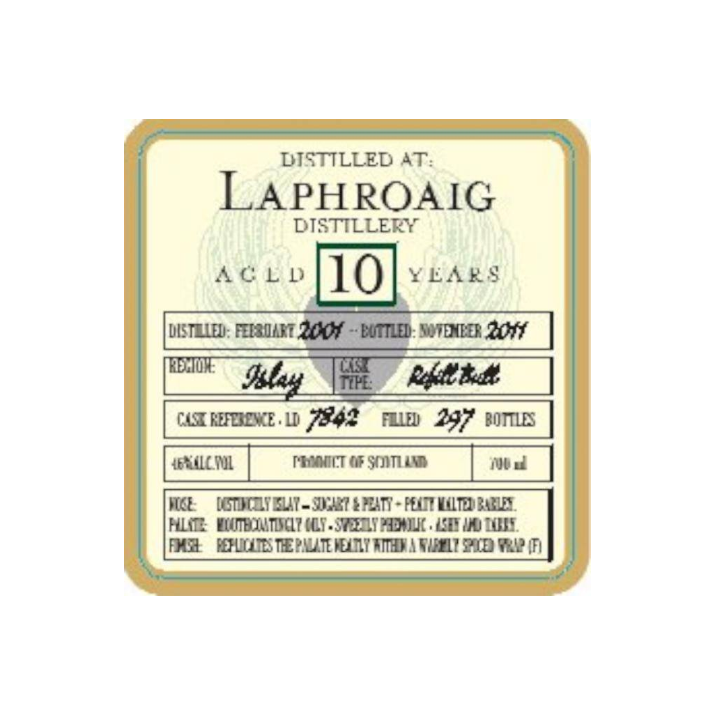 Laphroaig 2001 10 Years Single Malt Whisky 2