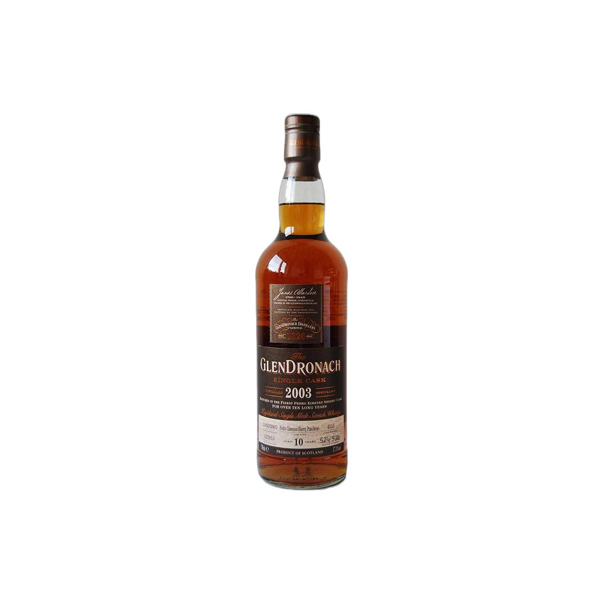 GlenDronach Single Cask 2003 10 Years Single Malt Whisky