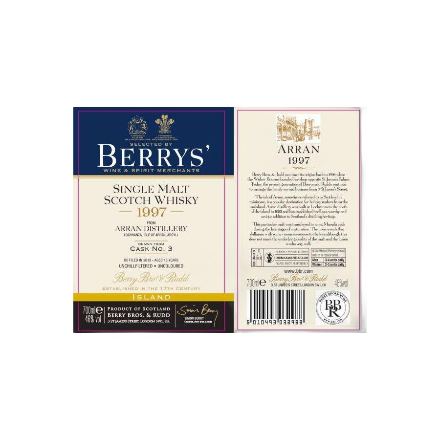 Arran 1997 16 Years Single Malt Whisky 2