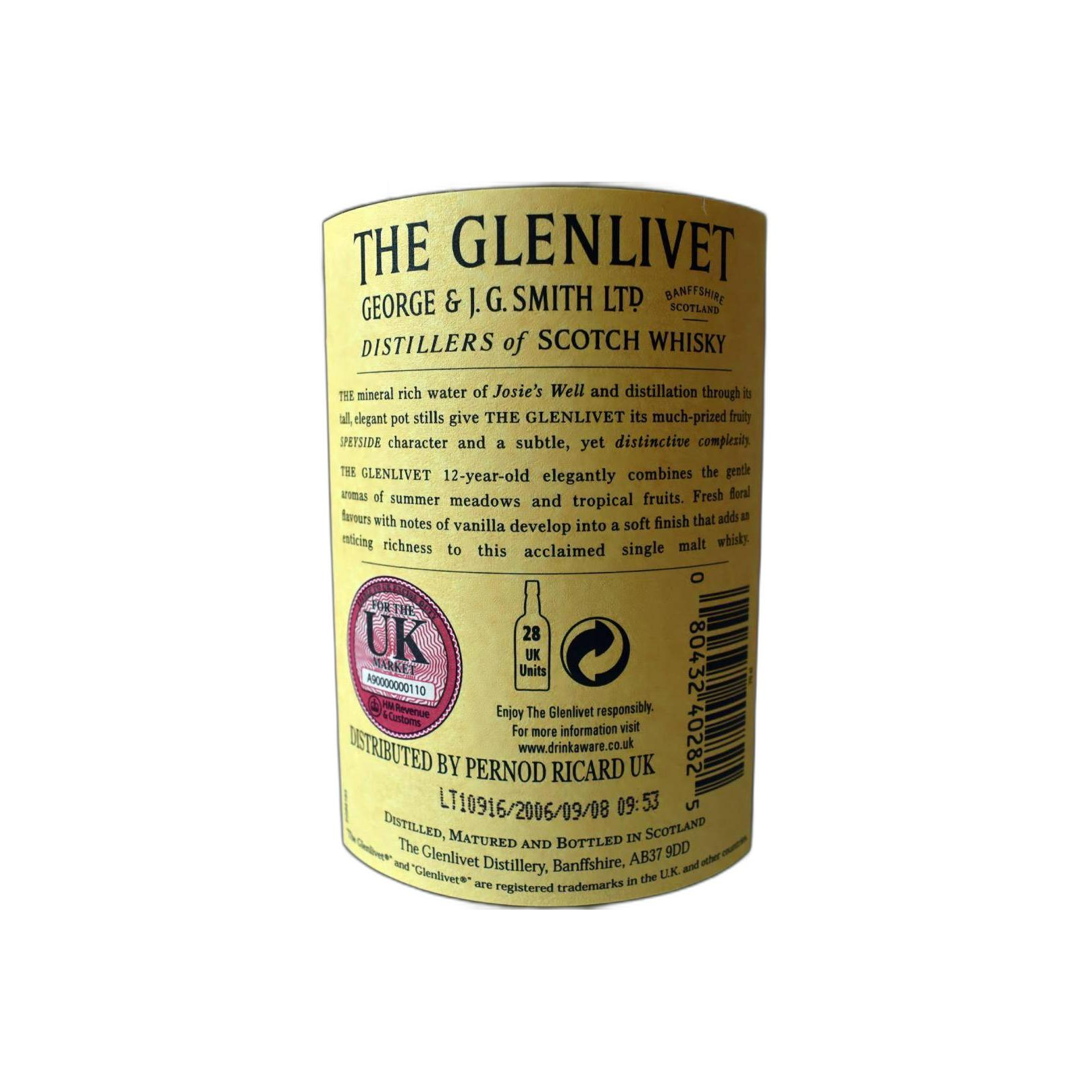 The Glenlivet 12 Years Single Malt Whisky 2
