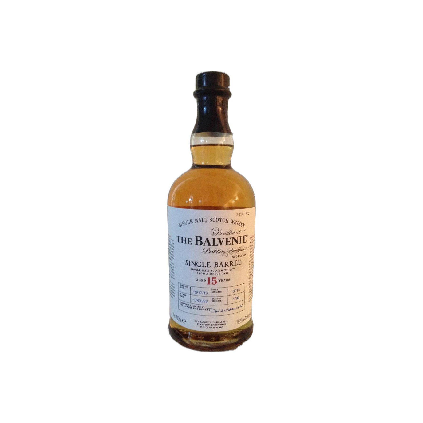 The Balvenie Single Cask 1998 15 Years Single Malt Whisky