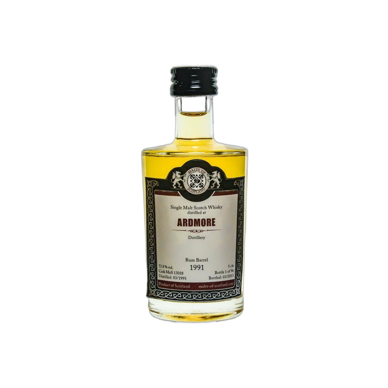 Ardmore Miniature 1991 22 Years Single Malt Whisky 2