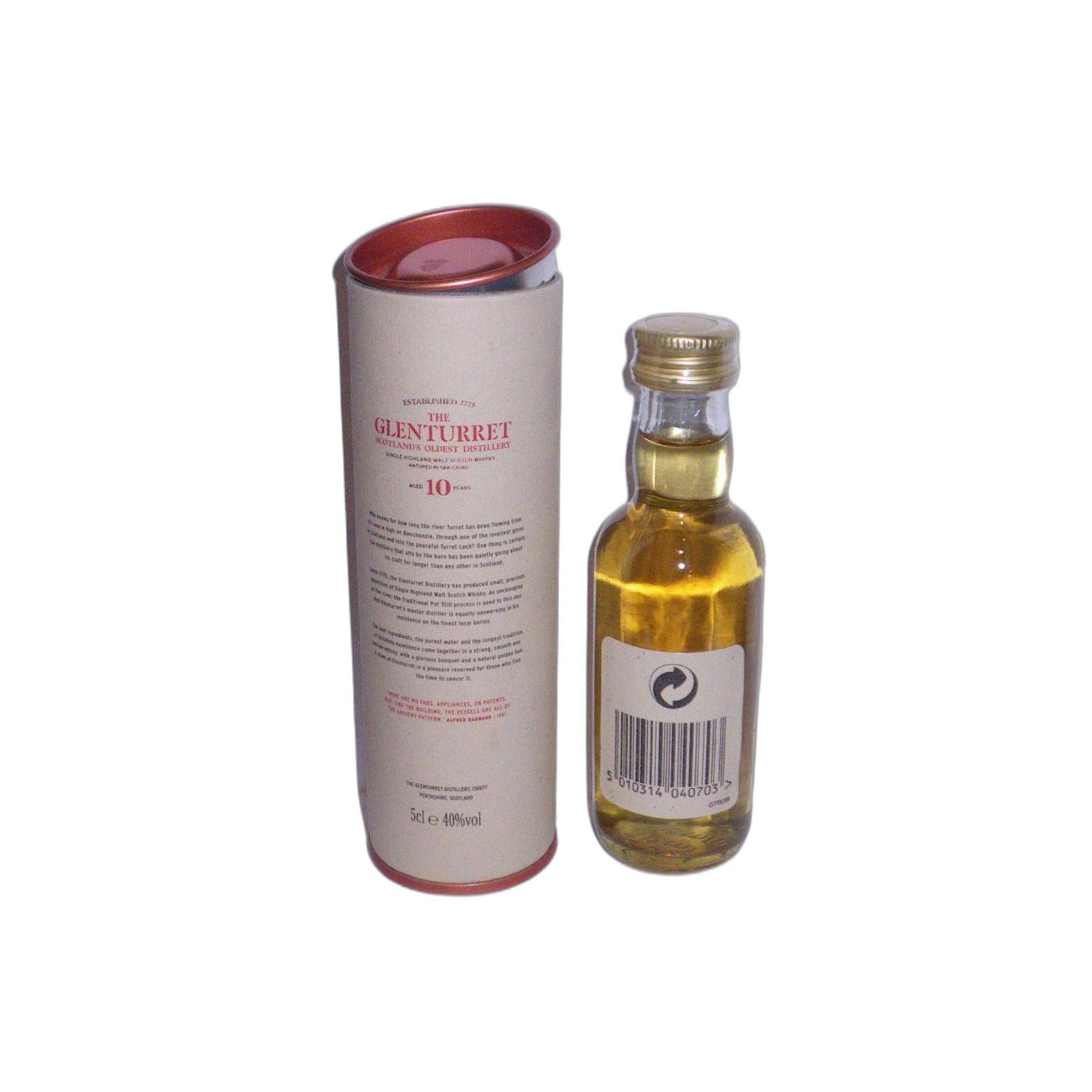 The Glenturret Miniature 10 Years Single Malt Whisky 3