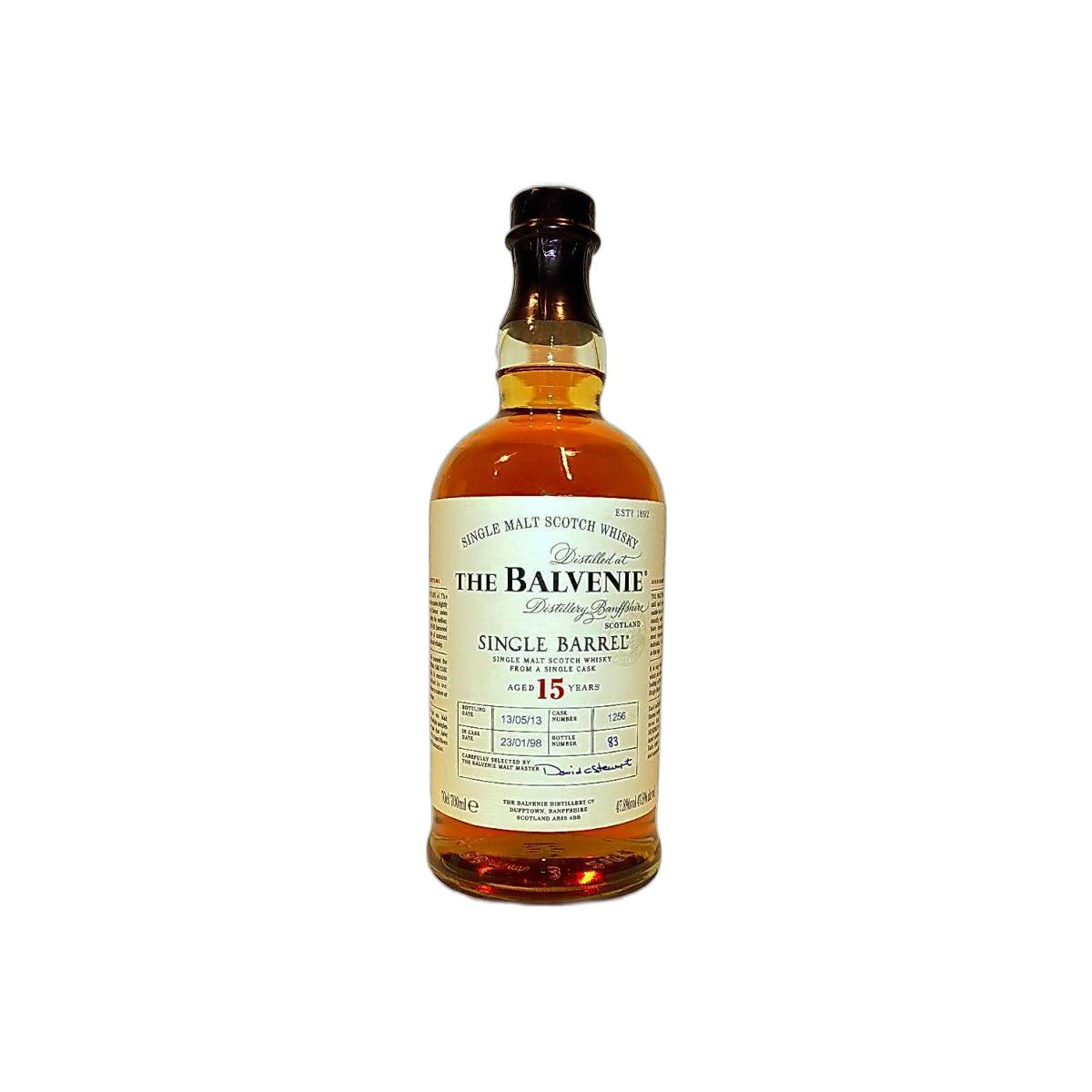 The Balvenie Single Cask 1998 15 Years Single Malt Whisky