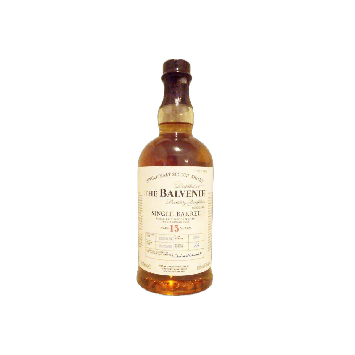 The Balvenie Single Cask 1999 15 Years Single Malt Whisky