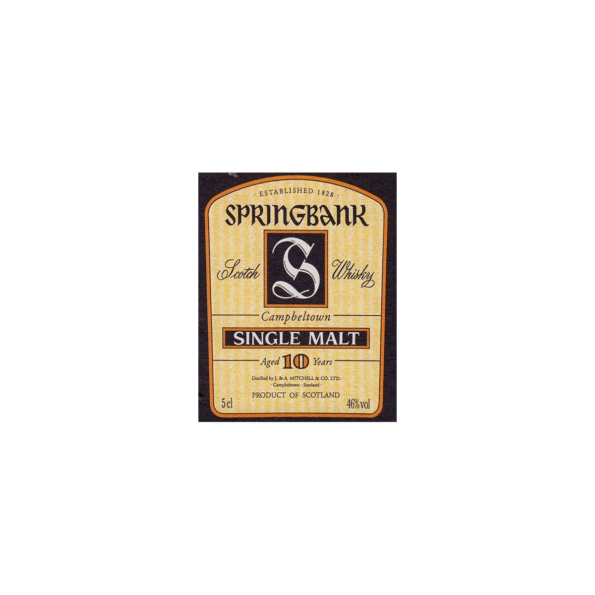 Springbank 10 Years Single Malt Whisky 3