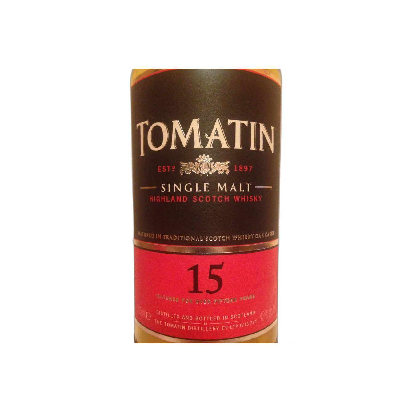 Tomatin 15 Years Single Malt Whisky 3