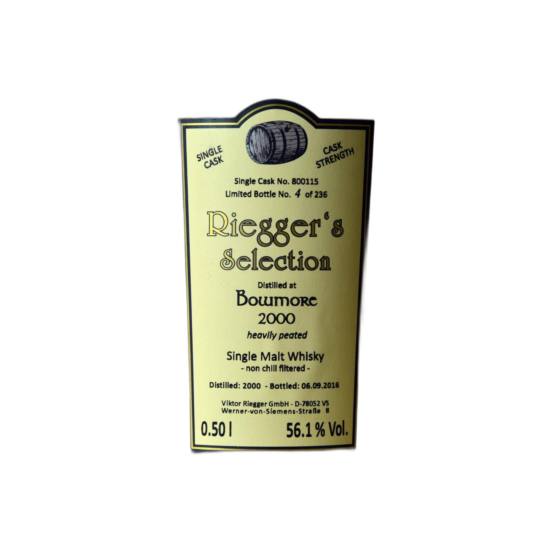 Bowmore Cask Strength Collection 2000 16 Years Single Malt Whisky 2