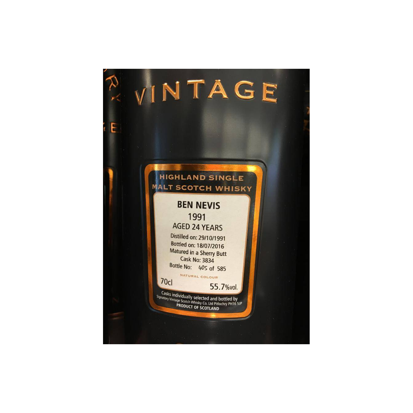 Ben Nevis Cask Strength Collection 1991 24 Years Single Malt Whisky 2