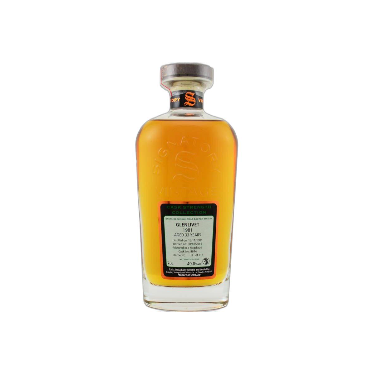 The Glenlivet Cask Strength Collection 1981 33 Years Single Malt Whisky