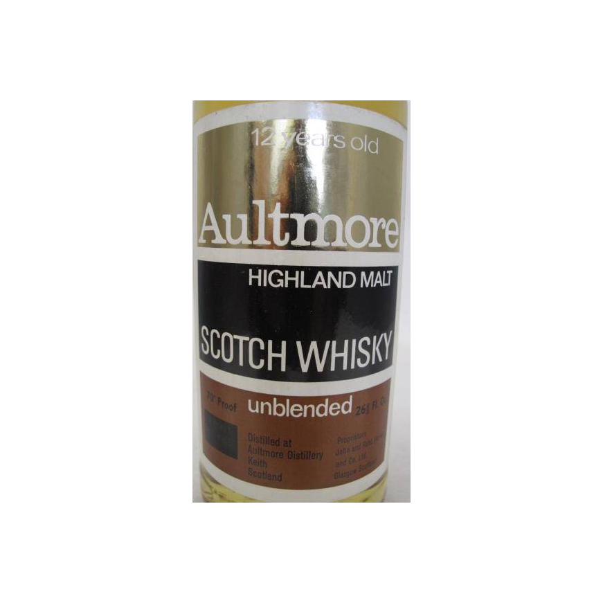 Aultmore 12 Years Single Malt Whisky