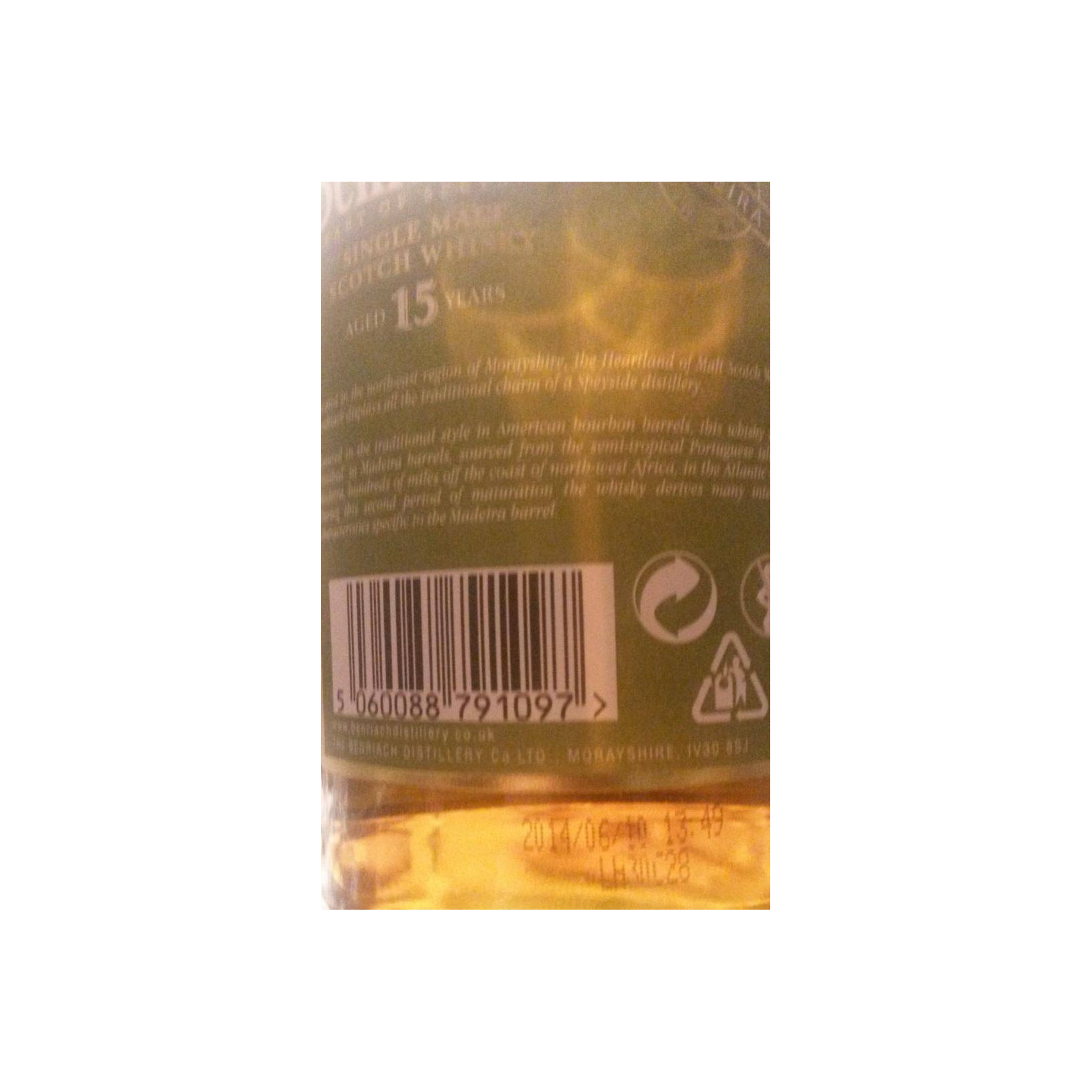 BenRiach 15 Years Single Malt Whisky