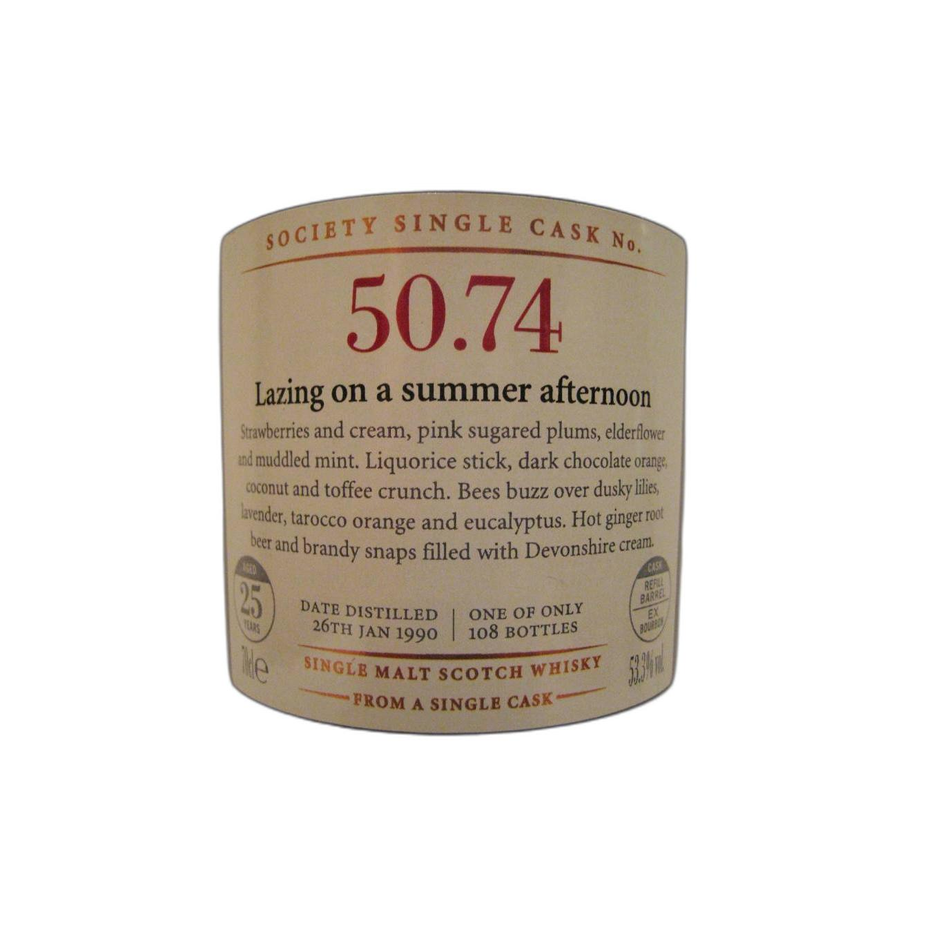 The Scotch Malt Whisky Society 1990 25 Years Single Malt Whisky 2