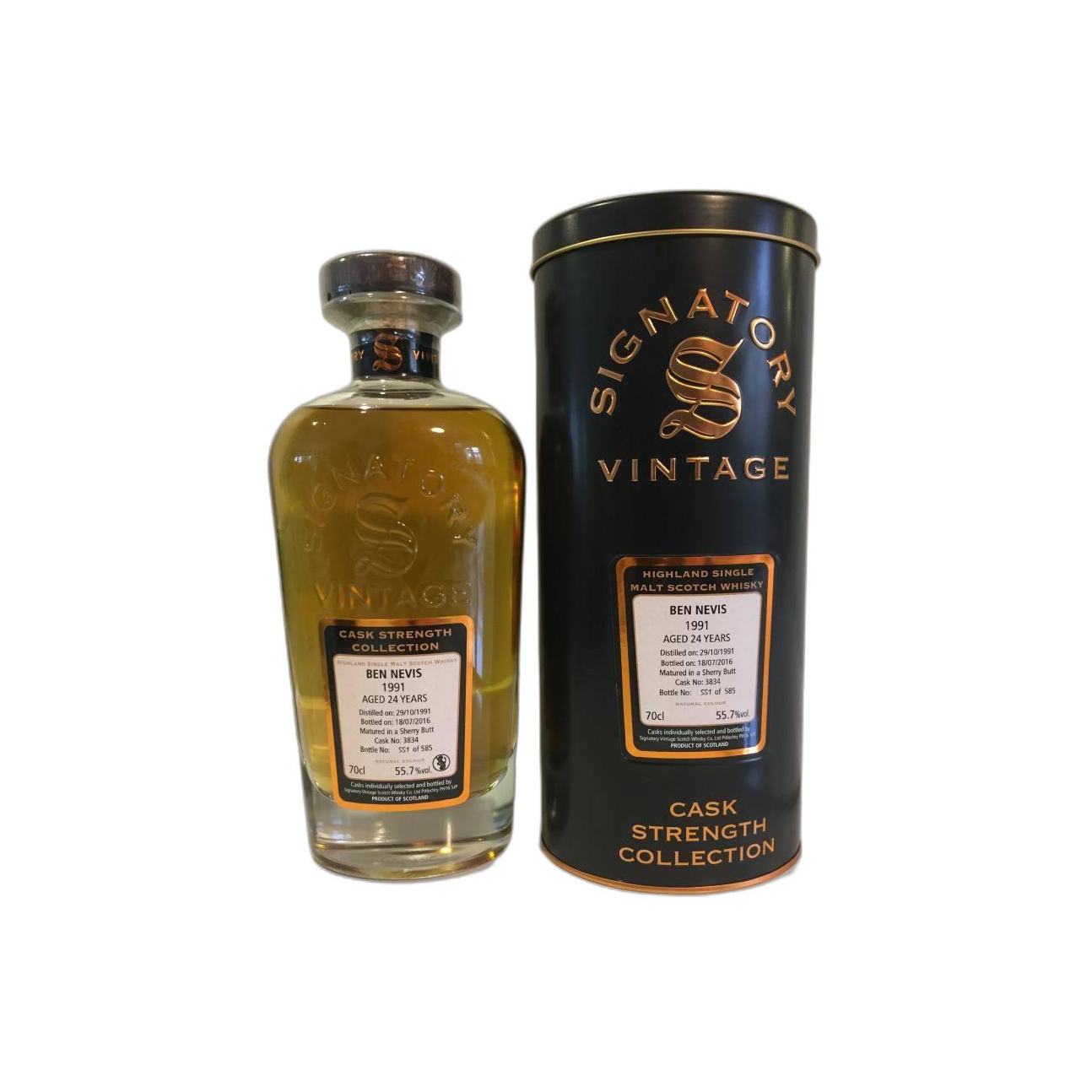 Ben Nevis Cask Strength Collection 1991 24 Years Single Malt Whisky 3