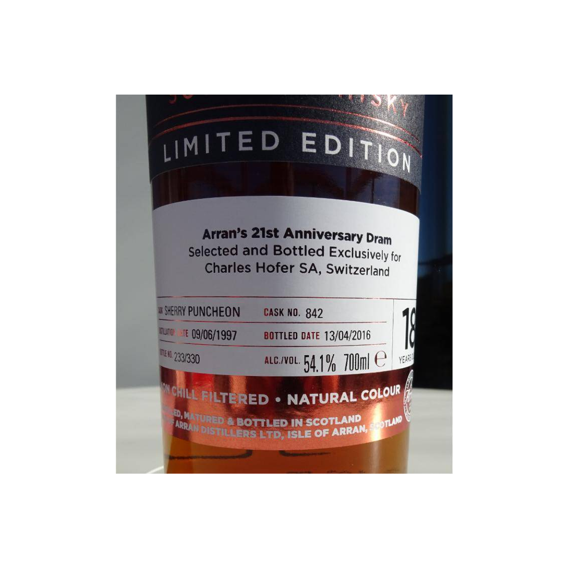 Arran 1997 18 Years Single Malt Whisky 2