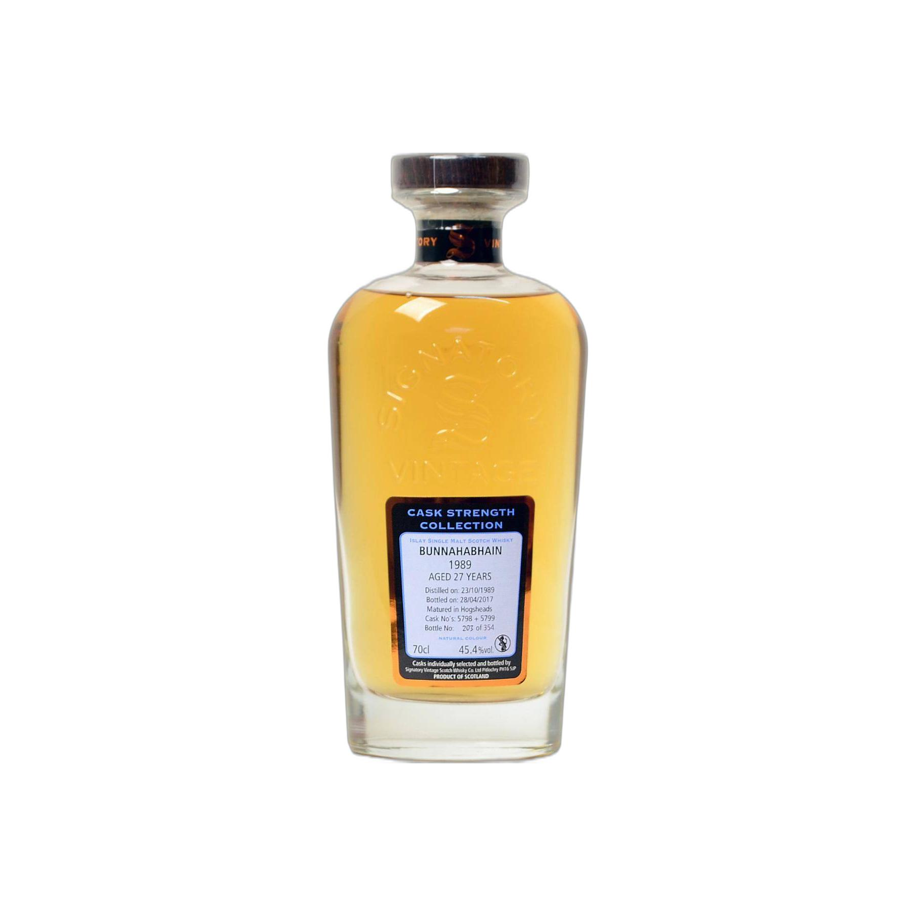 Bunnahabhain Cask Strength Collection 1989 27 Years Single Malt Whisky