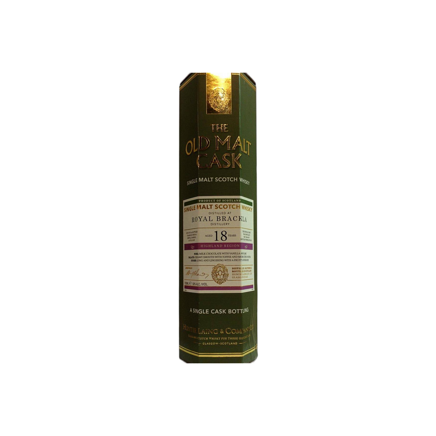 Royal Brackla Old Malt Cask 1998 18 Years Single Malt Whisky 2